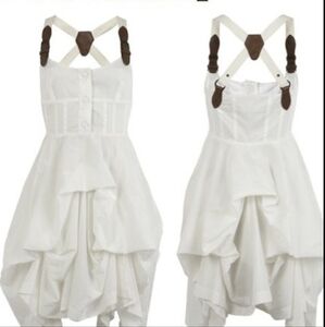 All Saints White Dress with Western Accents